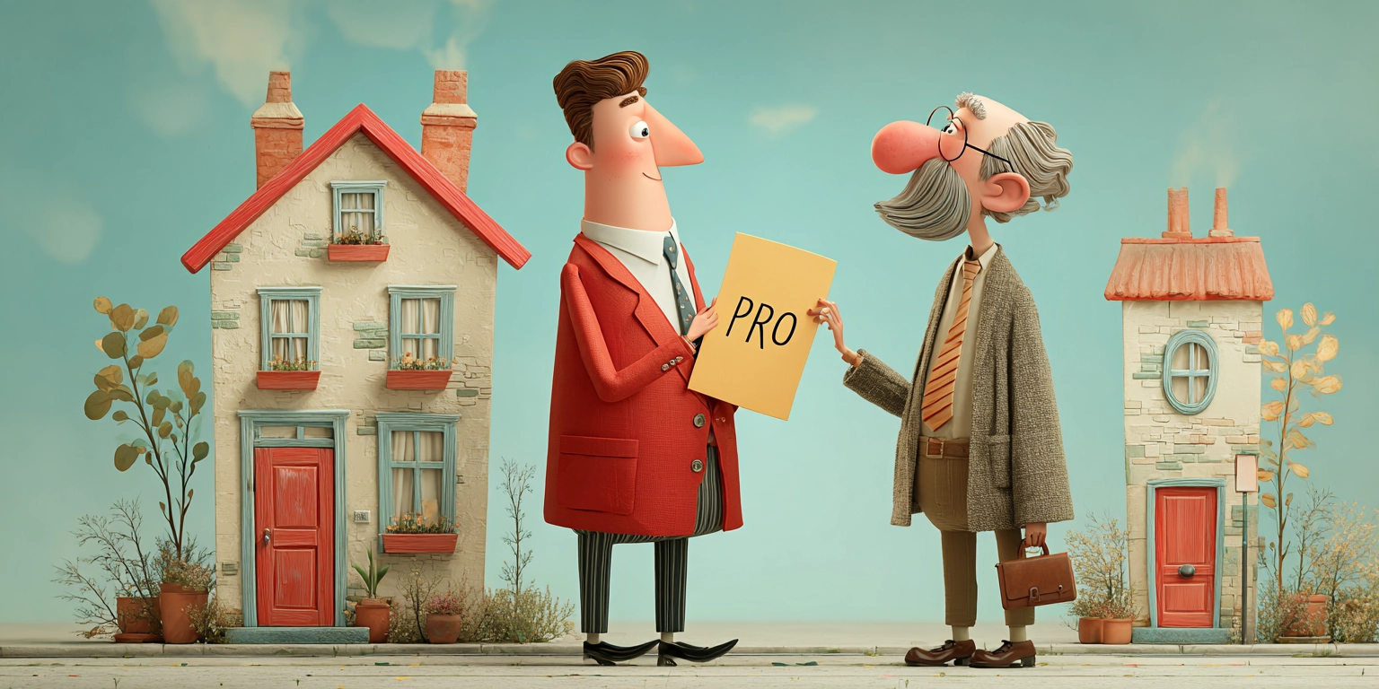 Риелтор разговаривает с клиентом