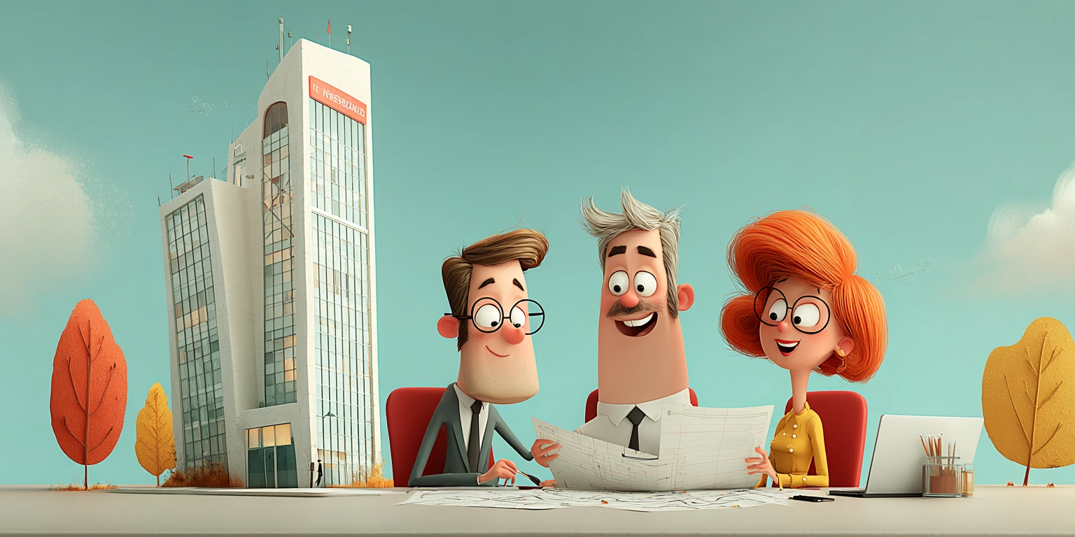 Команда обсуждает проект