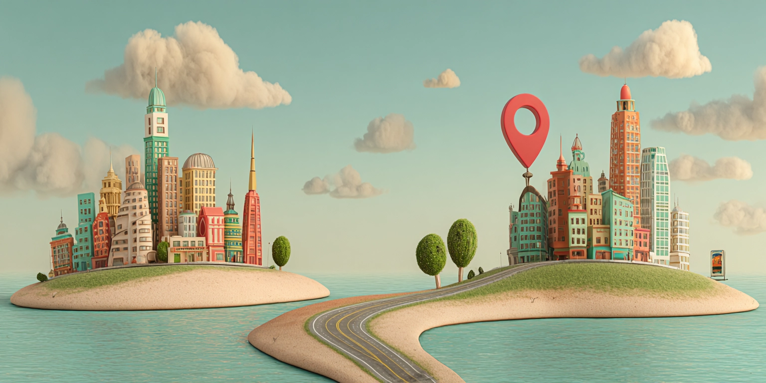 Город с геометкой